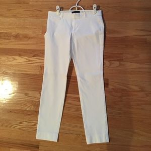 Banana Republic Sloan pants - color white, size 4
