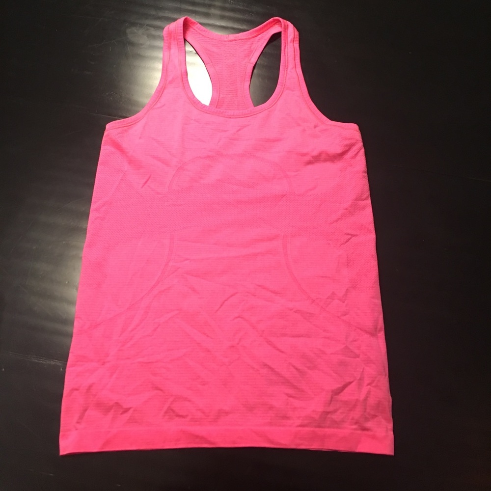 Pink lulu lemon tank top