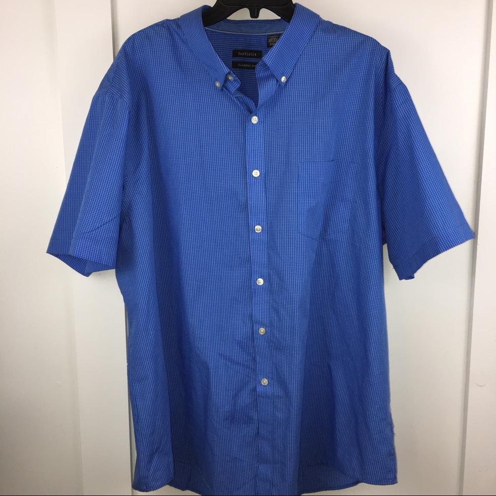 🔹SOLD🔹Men's Can Heusen Shirt Size 18-18 1/2