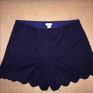 J. Crew 4 inch Scalloped Hem Shorts - size 2
