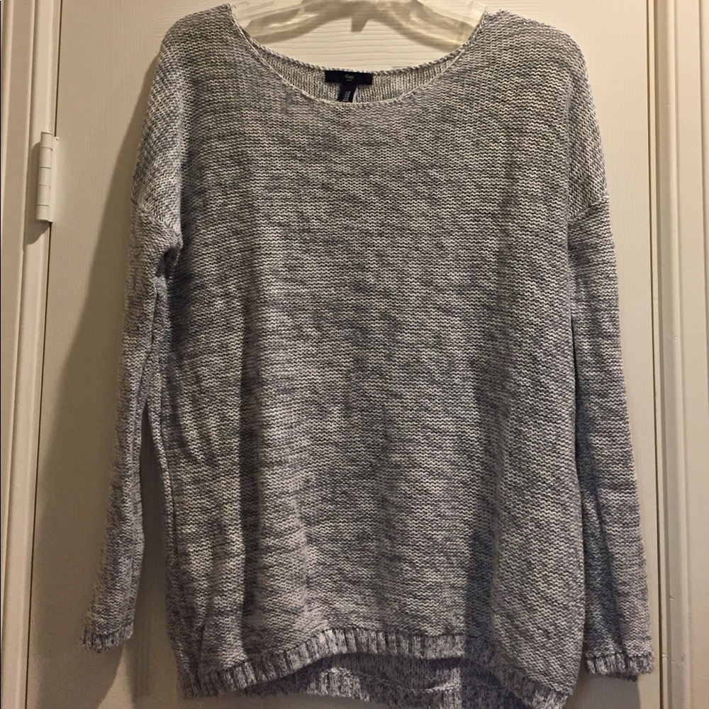 slouchy knit sweater