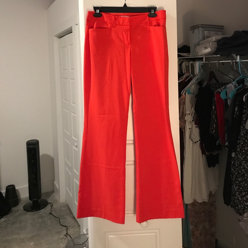 Burnt orange/red colored pants