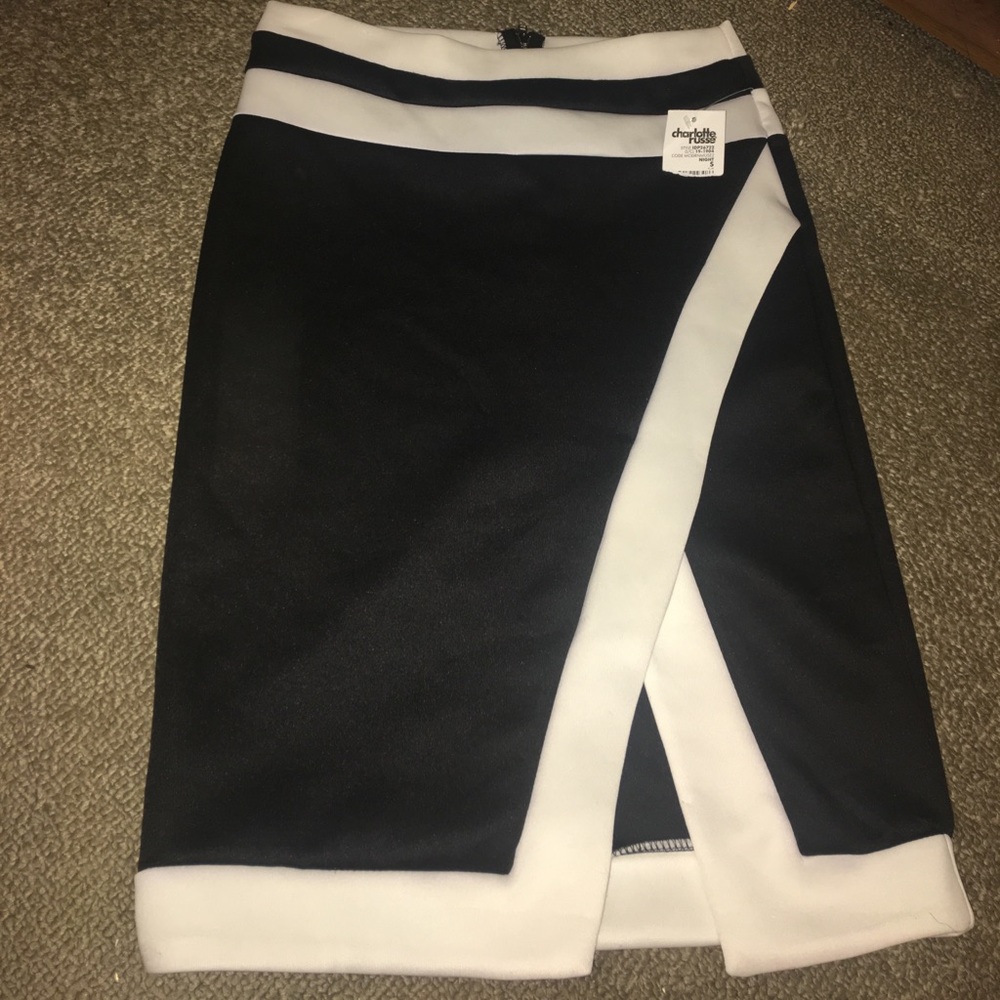 Black and white skirt