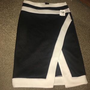 Black and white skirt