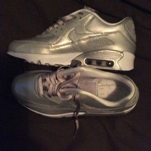 Silver Nike Air Max NWOT