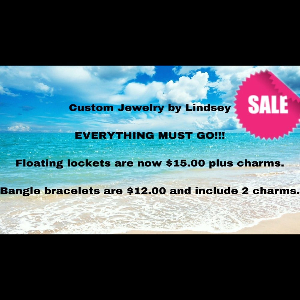Floating lockets and bangle bracelets