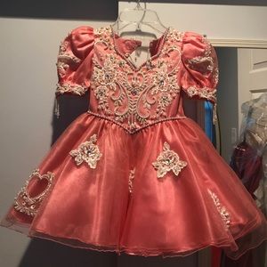 Salmon Pageant dress