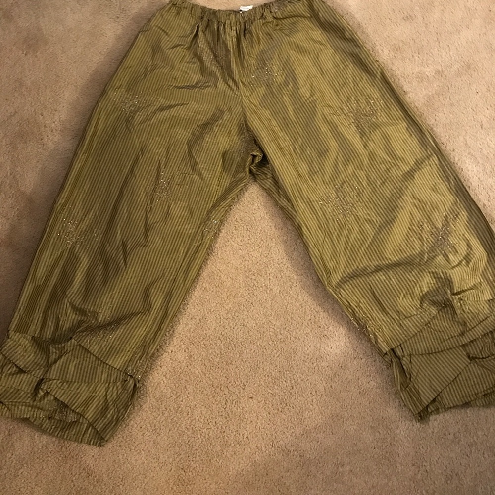 Krista Larson silk Taffeta pants!