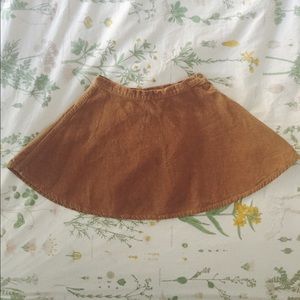 ON HOLD American Apparel corduroy circle skirt