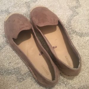 Forever 21 tan suede flats; never worn before