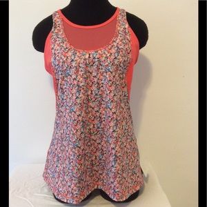 NWT Mesh With Me Floral Tank