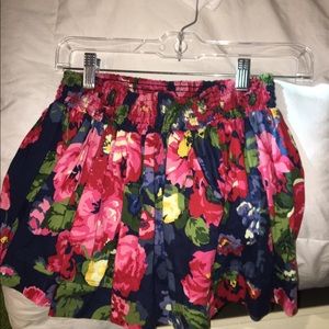 Colorful flower skirt