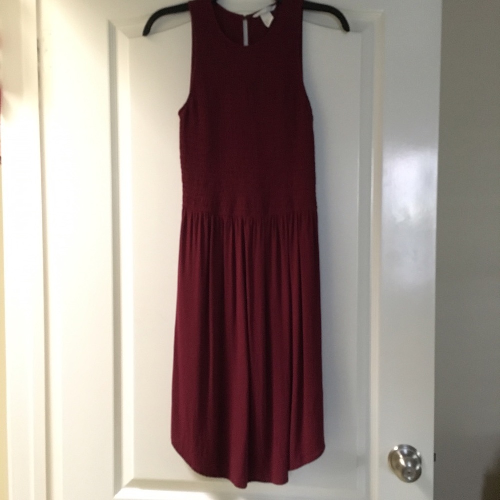 Burgundy Dress