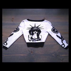 Betsey Johnson Crop top Sweater