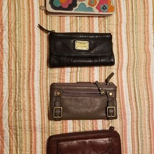 Gently used Authentic Fossil wallets