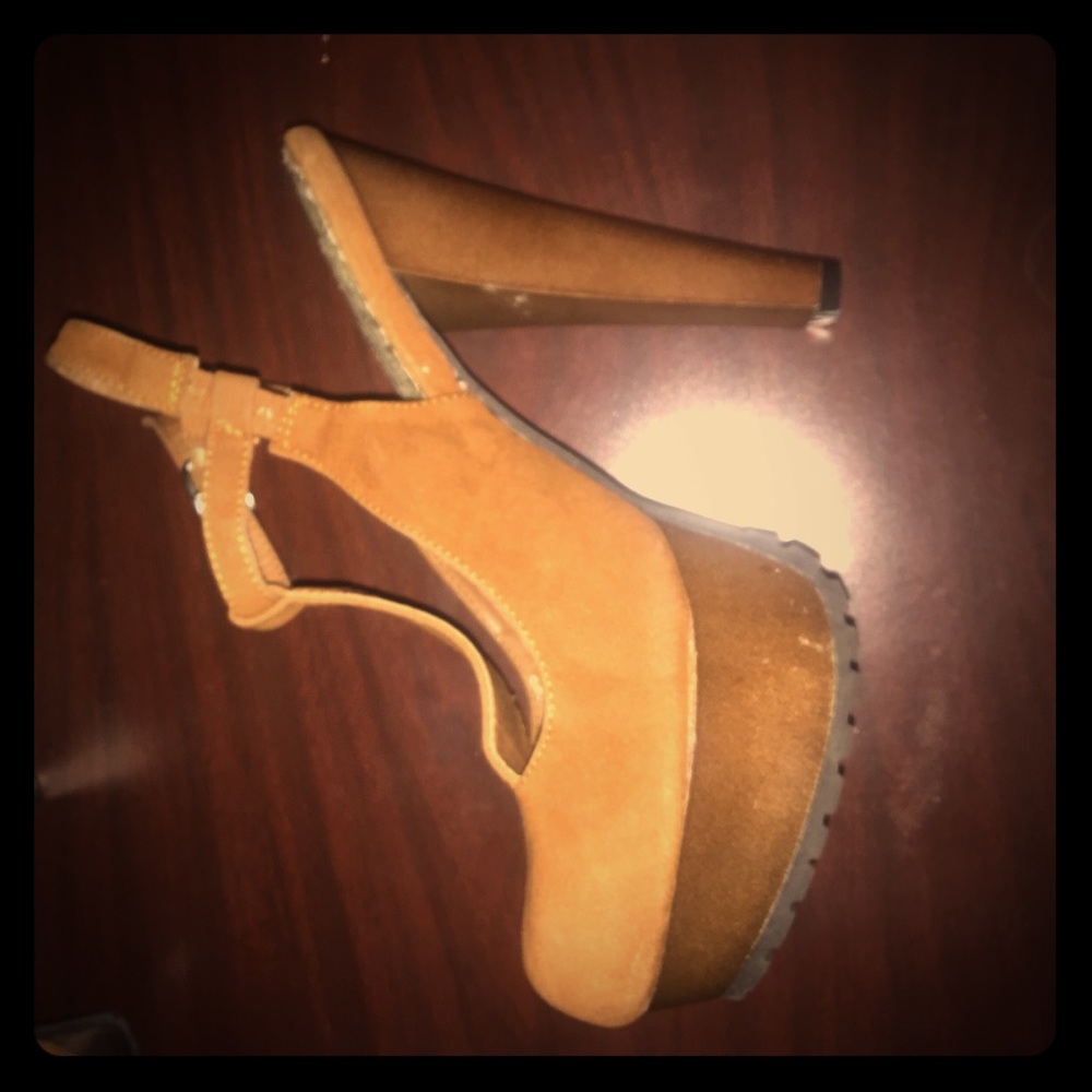 Brown Heels from Charlotte Russe