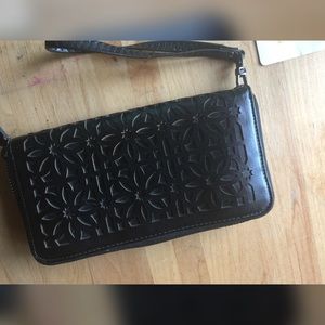 BLACK LEATHER WALLET 🌸