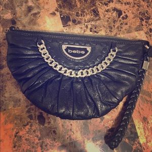 Sexy black Bebe clutch