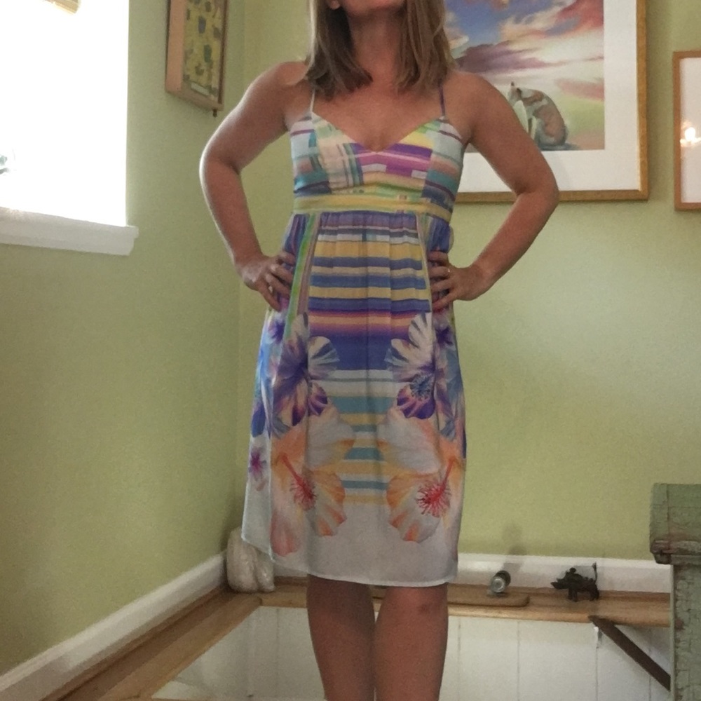 Amanda Uprichard silk floral dress