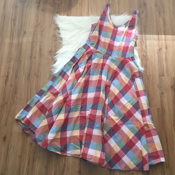 L.L. Bean Dresses & Skirts - LL Bean Plaid Picnic Dress