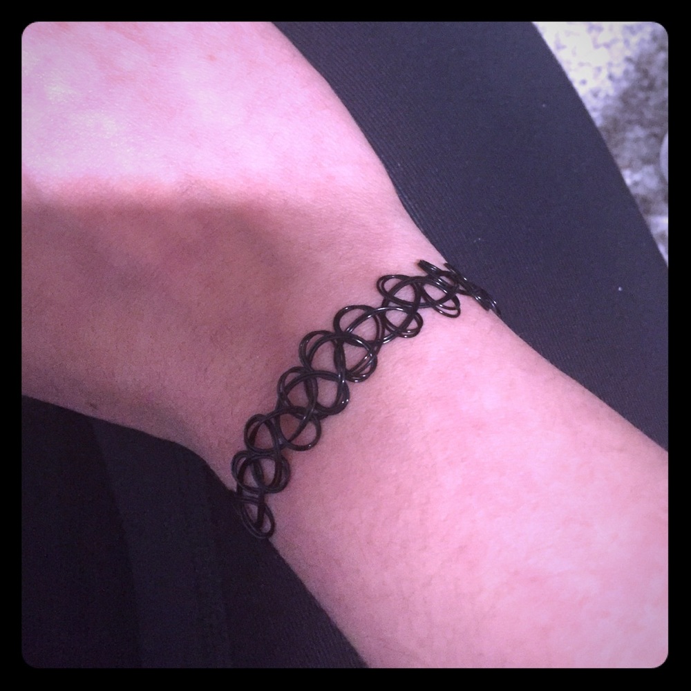Black woven bracelet!