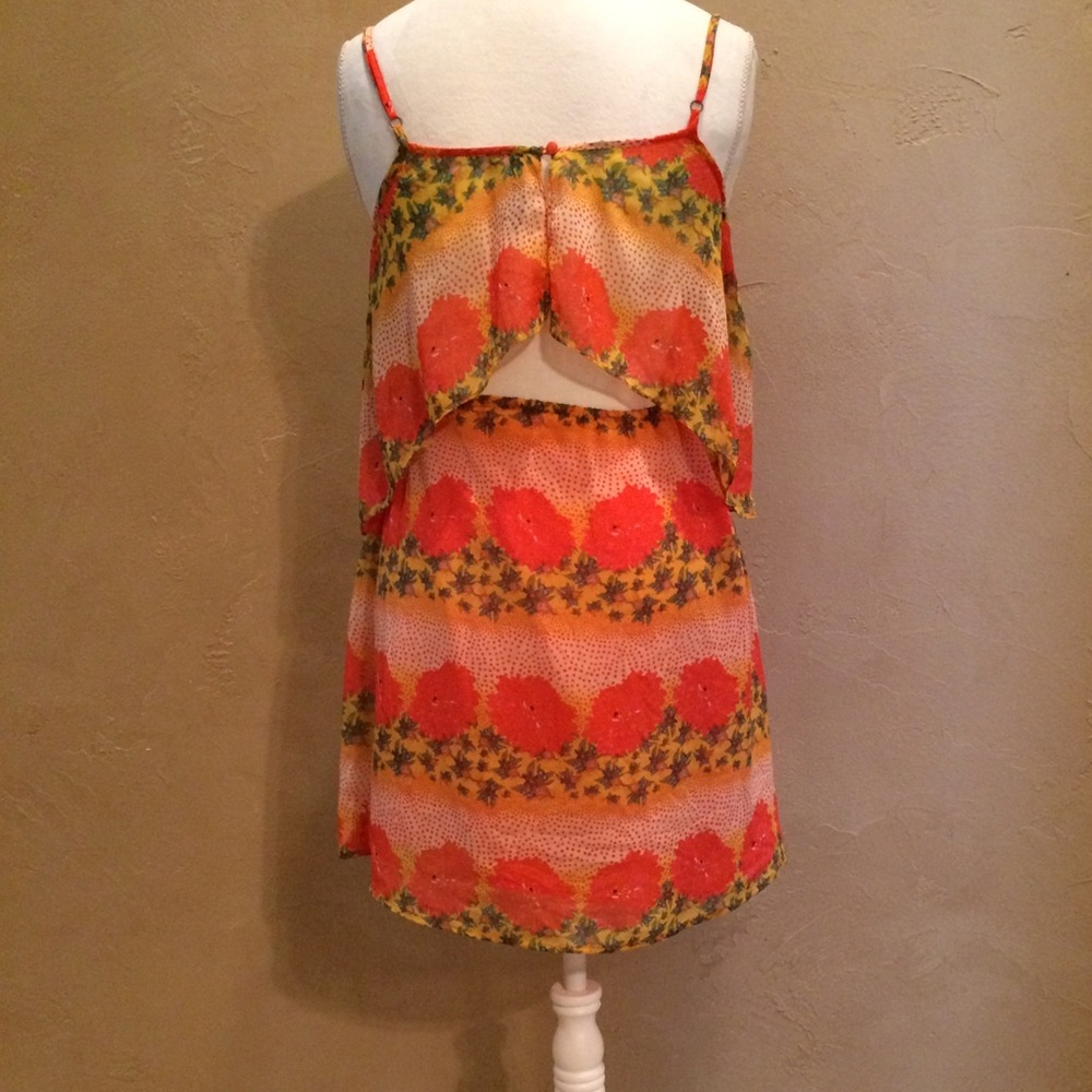 ❤️SOLD❤️O'Neill Flowy multi print sundress - Picture 3 of 6
