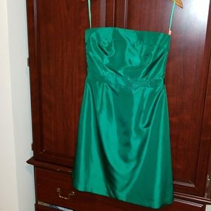 Emerald tafetta women's dress
