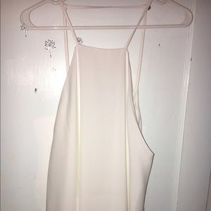 White Mini Tank Top Dress