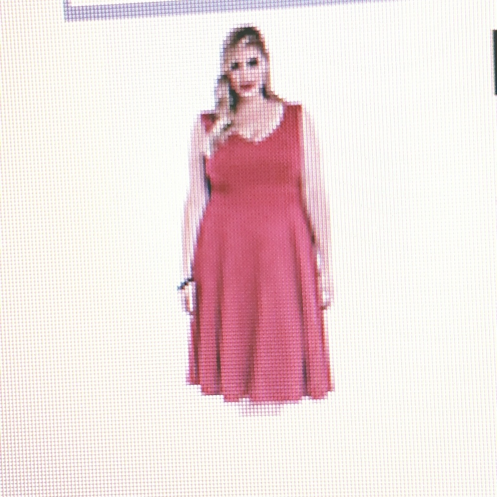 RETRO CHIC PLEATED WAIST DRESS