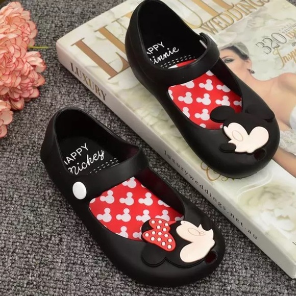 mickey mouse jelly shoes