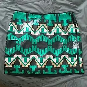 H&M sequin skirt