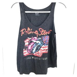 Rolling Stones Grey Tank Top