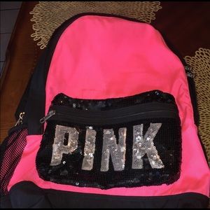 Last One PINK VS bling backpack