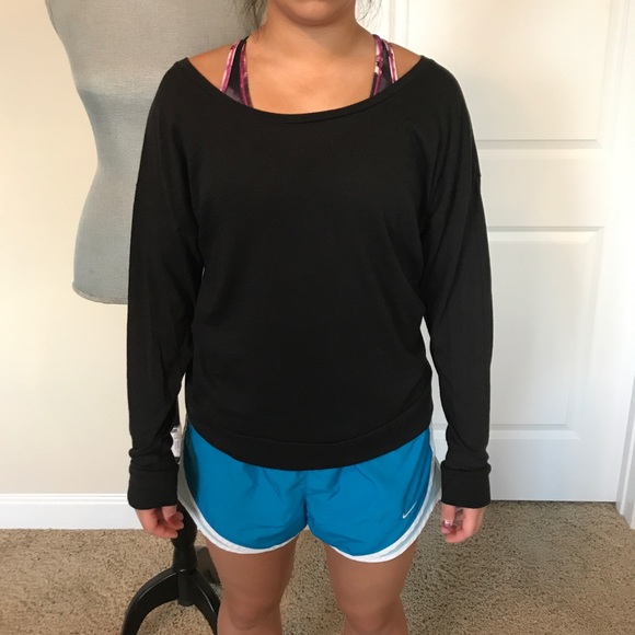 Victoria's Secret scoop neck long sleeve shirt - Picture 3 of 4