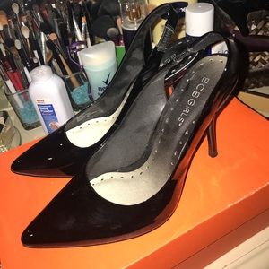BCBG Black Patten Heels