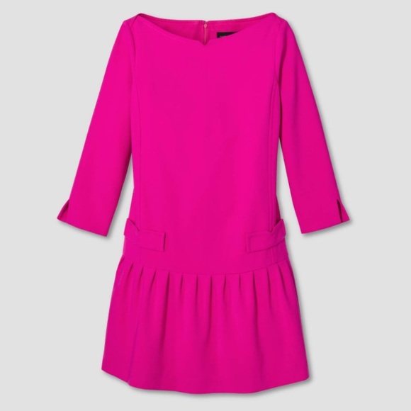 Victoria Beckham for Target Fuchsia Jacquard Dress - Picture 4 of 5
