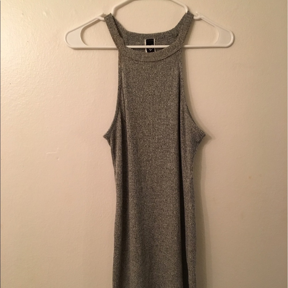 Grey bodycon dress