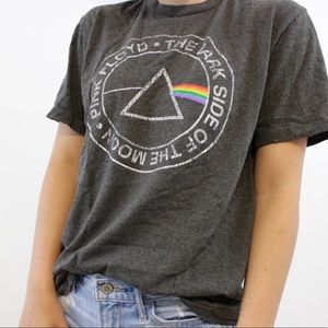 Gray Pink Floyd Band Tee