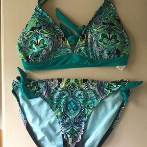 Athleta Bikini Top M, Bottom S