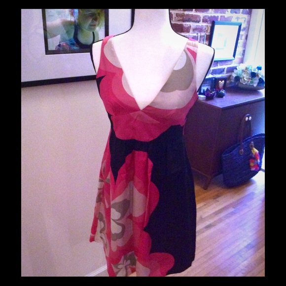 Tibi Silk Floral Dress - Picture 1 of 3