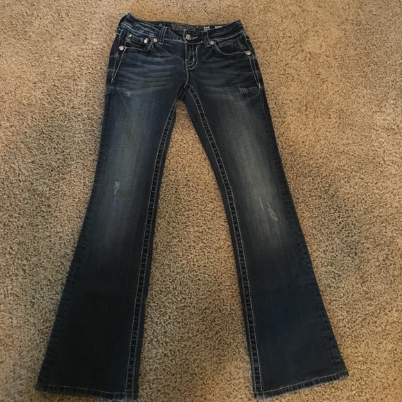 Miss me rhinestone embellished bootcut jeans - Picture 3 of 4