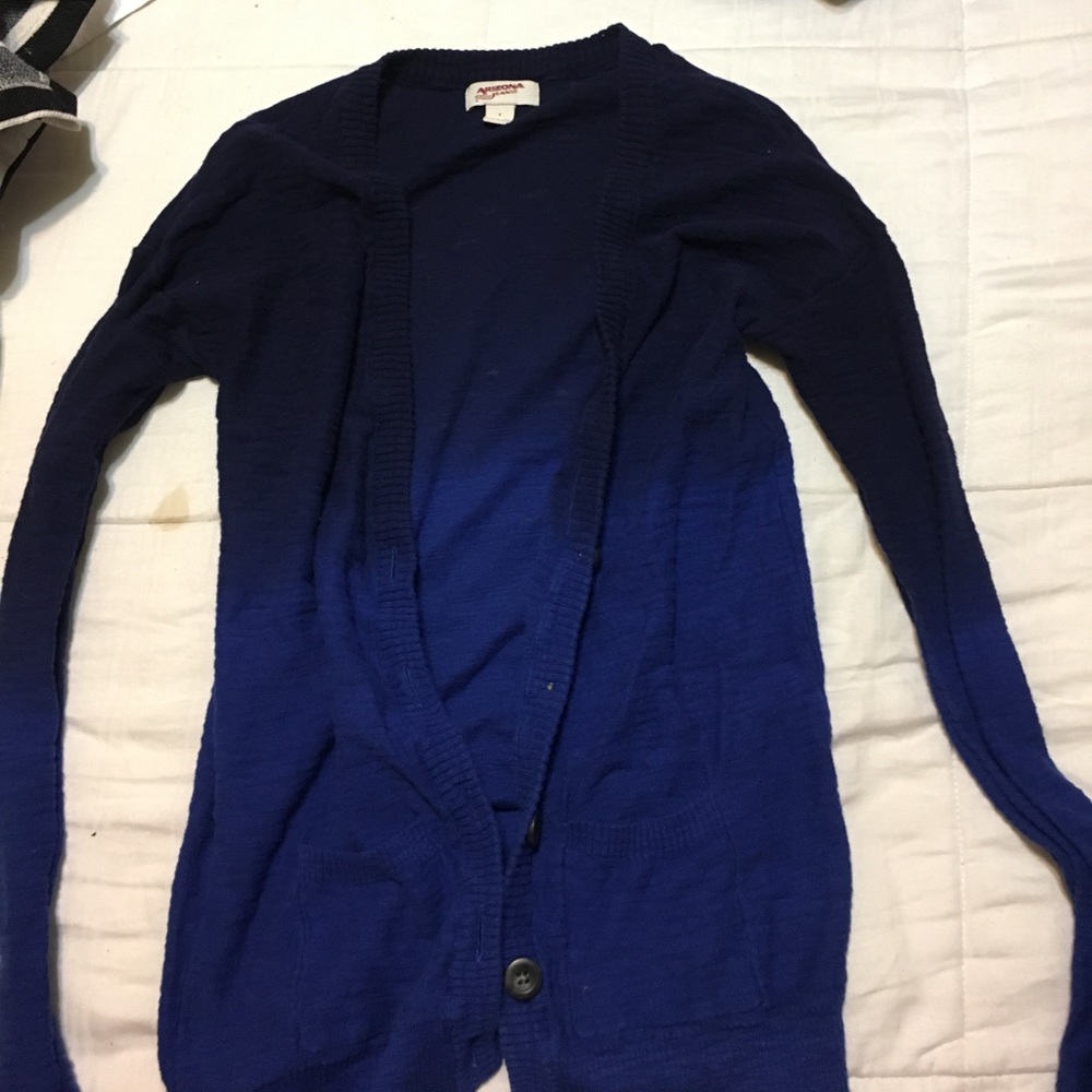 Blue ombré cardigan