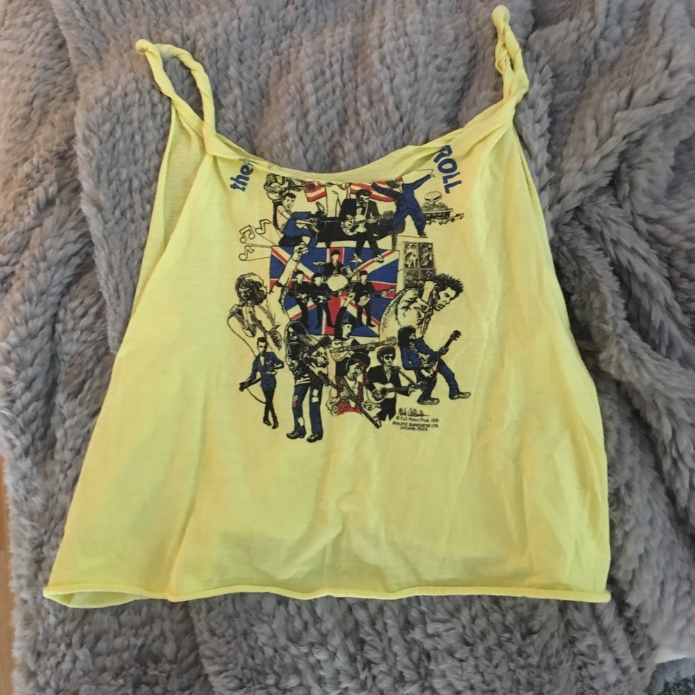 Yellow Tank Top from Urban Outfitters