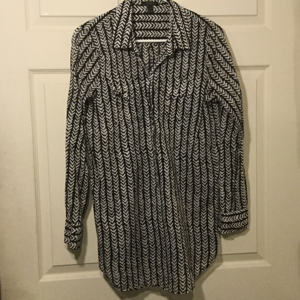 Jcrew chevron tunic