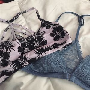 VS & Pink bralettes.