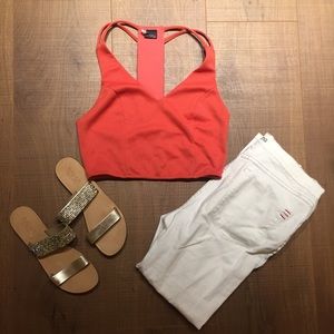 Urban Outfitters Sparkle & Fade Crop Top ✨