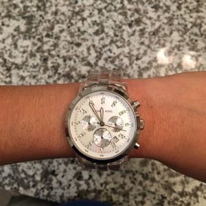 MK Kors clear band watch