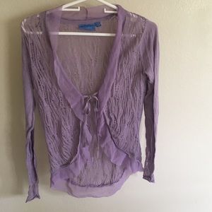 Lavender Vera Wang Sweater