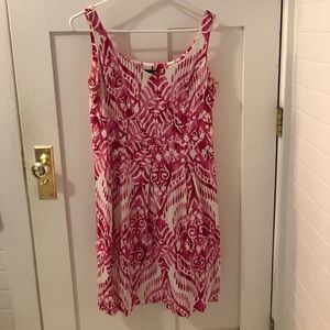 Pink patterned dress