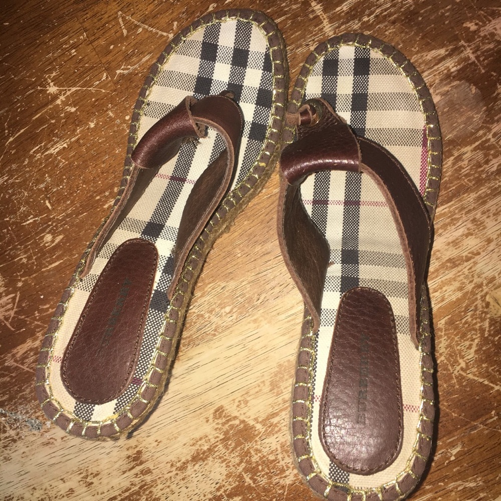 Authentic Burberry Wedges